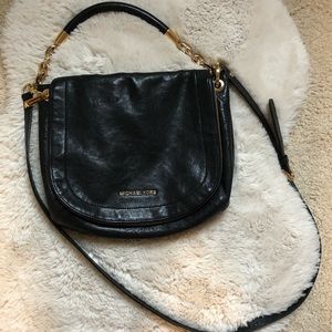 Black leather Michael Kors Bag